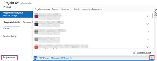 DE-ProjektdetailsProjektleiterÄndern