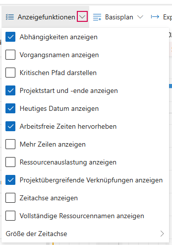 DE-TerminplanBefehlszeileAnzeigefunktionen