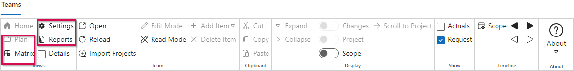 Ribbon - Work Interface and Views