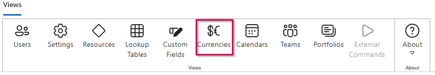 Ribbon - Currencies