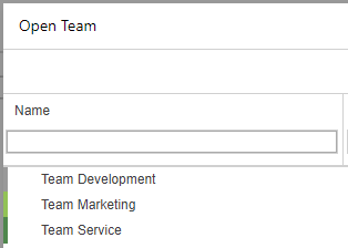 TeamsList